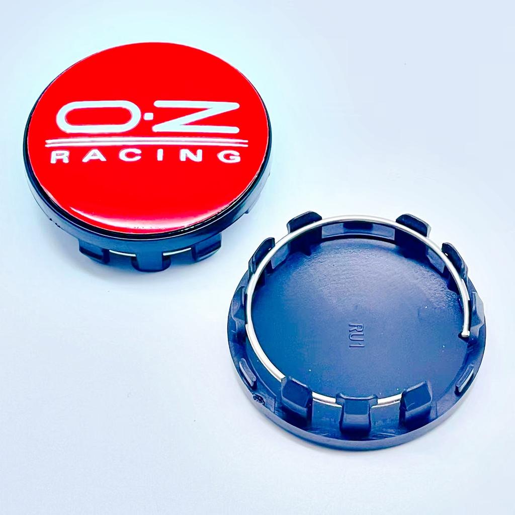4 szt. 59 mm Stylizacja Samochodu OZ Racing O.Z Logo Dekielki Środkowe Piast Kół Samochodowych Naklejka Ozdoba Pokrywy Felgi Odznaka Emblemat Akcesoria Samochodowe