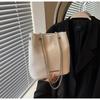 Large Capacity Bucket Underarm Bag Women's New Fashion Chain Shoulder Bag Soft Leather Versatile Bucket Bag