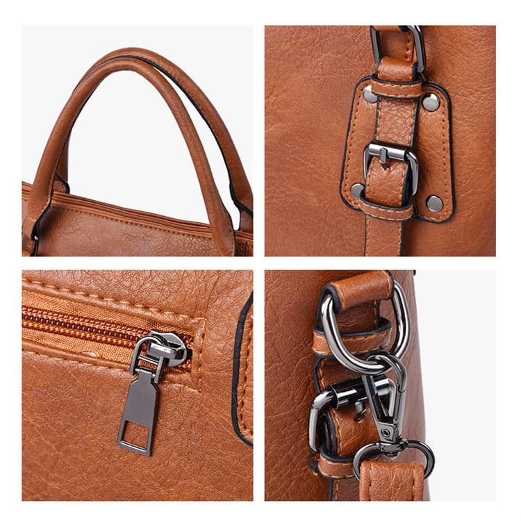 Borsa a tote di grande capacità da donna, borsa a mano/a tracolla