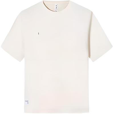 Training Series Sports Casual Simple Spliced Round Neck Loose Pullover Short Sleeve T-Shirt Men Tops Warm-Sun-White 152527128-2