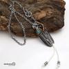 Stainless Steel Double Feather Necklace Pendant Silver Sun Turquoise Feather Necklace Extra Large Feather Custom Feather Necklace Popular [silver