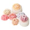 Peony Flower Silicone Soap Molds 3D Resin Candle Molds Flower Fondant Silicone Mold for Handmade Cake Decoration Cupcake Jelly C