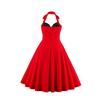 Women's Vintage Polka  Dress Floral Sping Retro Cocktail Dress