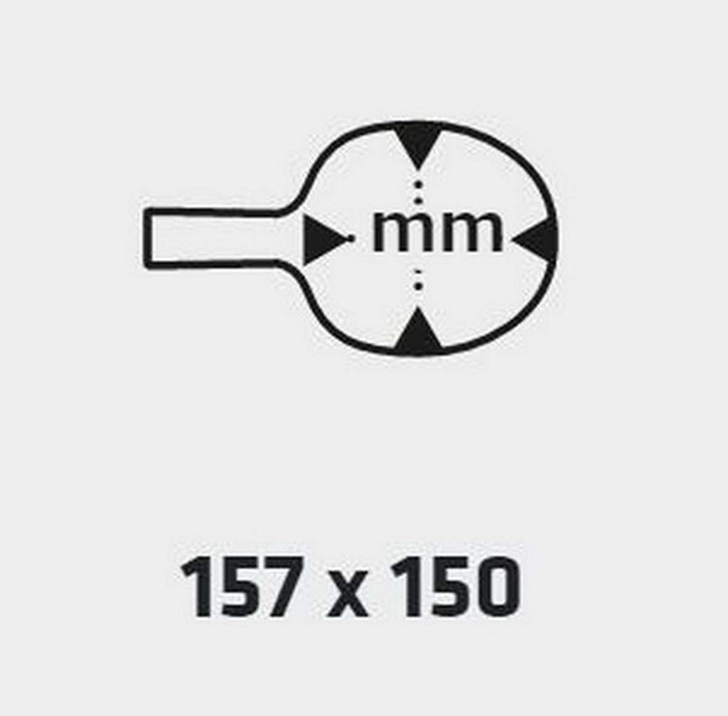 Andro Gozi HL CO OFF Shakehand Table Tennis Racket with Special 10212401 Material, Straight,