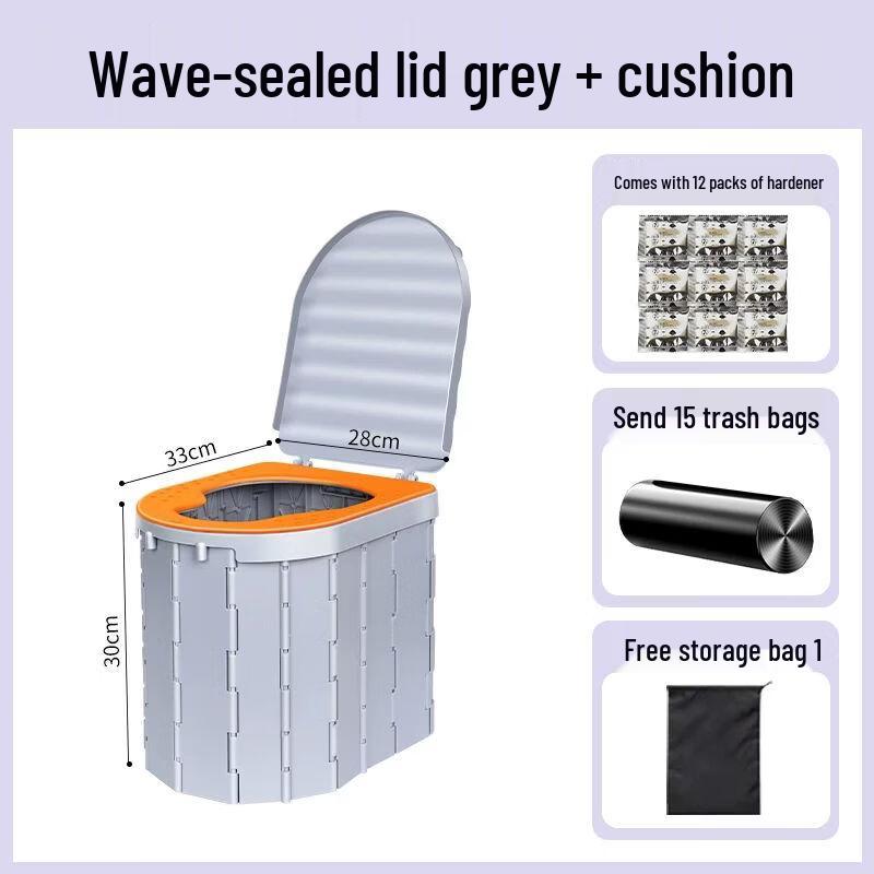 Portable Car Camping Folding Toilet