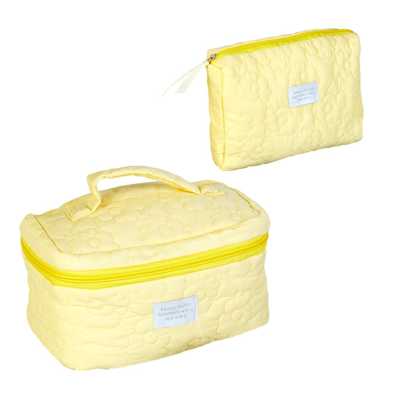 

Cosmetic Set of Large and Cosmetic Makeup Stylish and Large Small Item Lightweight Queen-b Pouch, 2, Small, Bag, Pouch, Case, Box, Cute, Capacity,