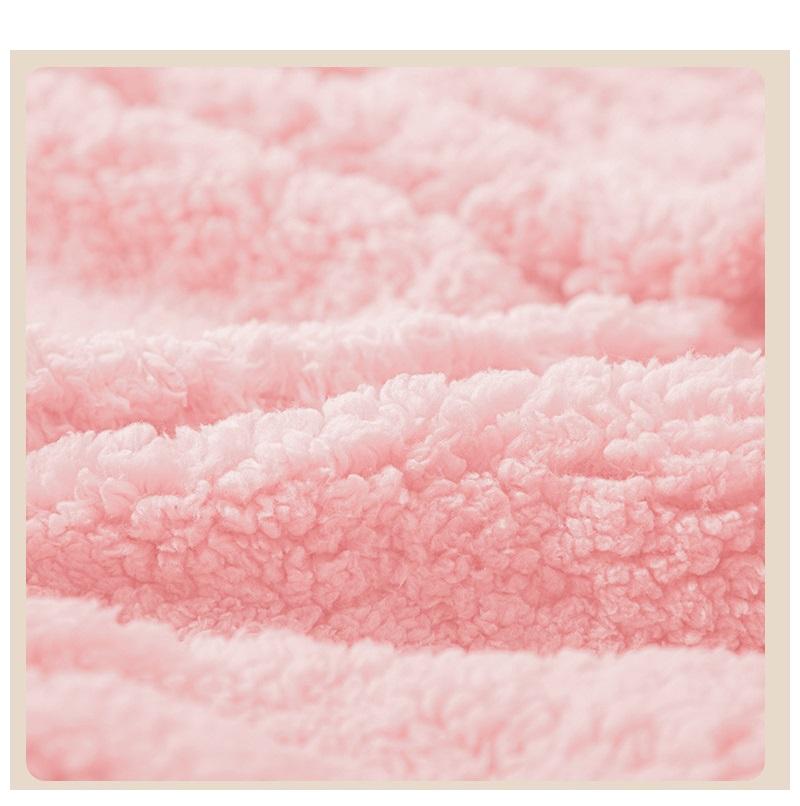 2024 Winter New Pig Slippers Woman Fuzzy Fleece Slides Shoes Women's Pink Bowknot Piggy Slipper Indoor Home Shoes Furry Loafer