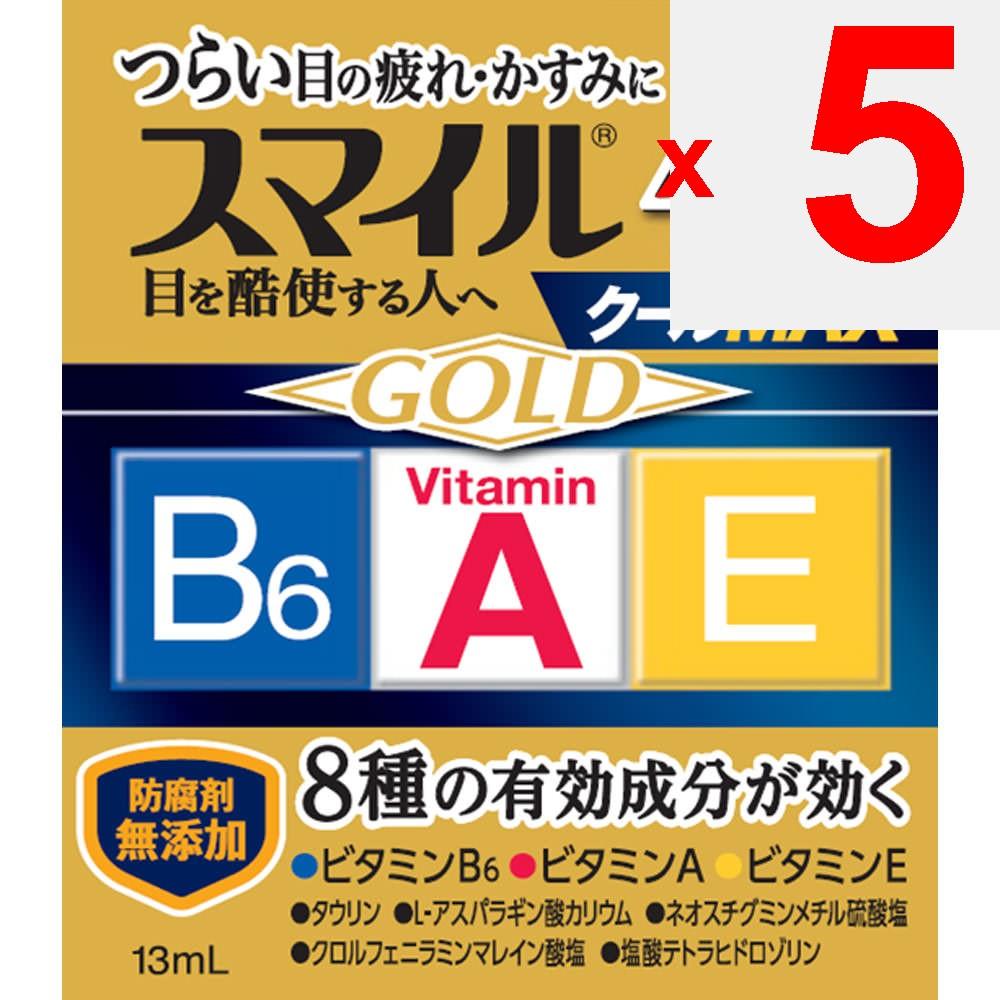 LION Smile 40EX Gold Cool MAX 13ml Eye Strain & Fatigued Eyes Eye Drops Indications: - Eye fatigue - Blurred vision (e.g., when experiencing excessive