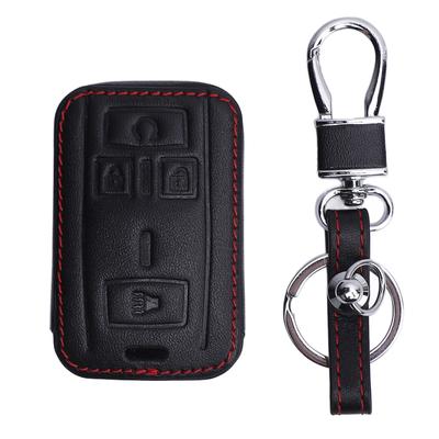 Remote Key Fob Cover Case with Keychain Dust Proof PU Leather Car Key Cover Protector for 1500 2500