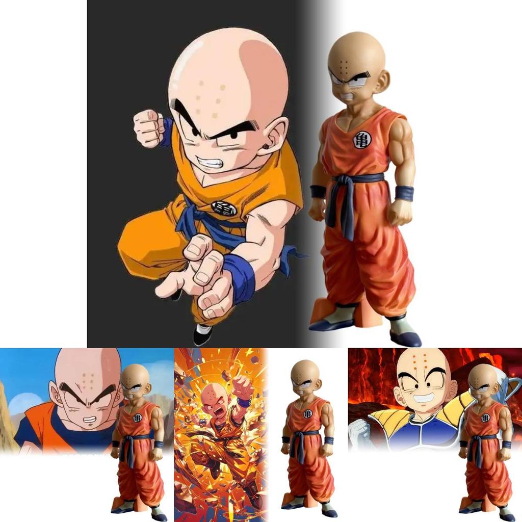High-quality Dragon Ball Krillin Action Figure Beautifully Crafted From Durable Pvc