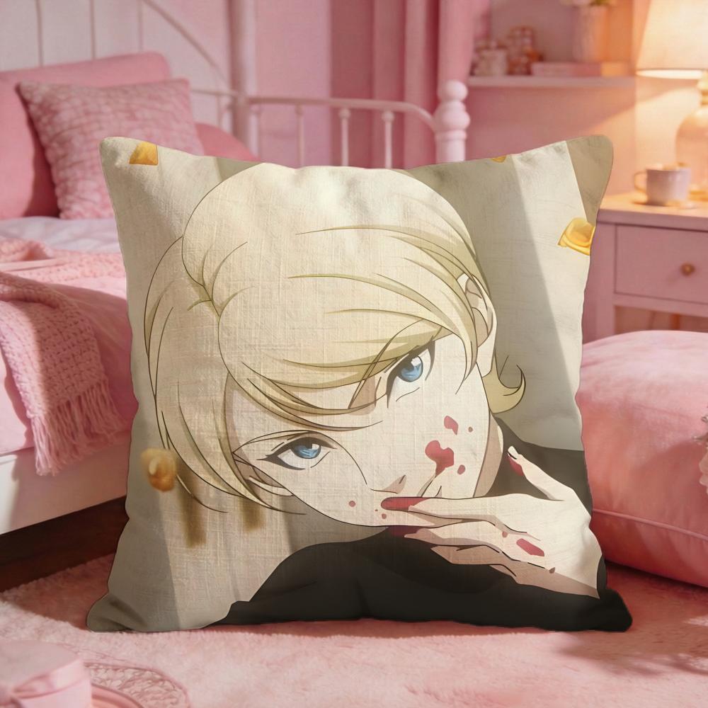 Migi  DDalis Anime Classic Cushion Cover Premium Comfort Reversible Pillow Cove Two In One Design For Any Room  Car Interior