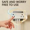 AC Socket Extender with 4 Outlets 2 USB-A and 1 USB-C Charging Ports Designed for Efficient Power Distribution