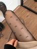 Sexy Black Stockings Women Heart Polka Dot Lolita Pantyhose Tight High Socks Lady Good Elastic Stockings Erotic Lingerie