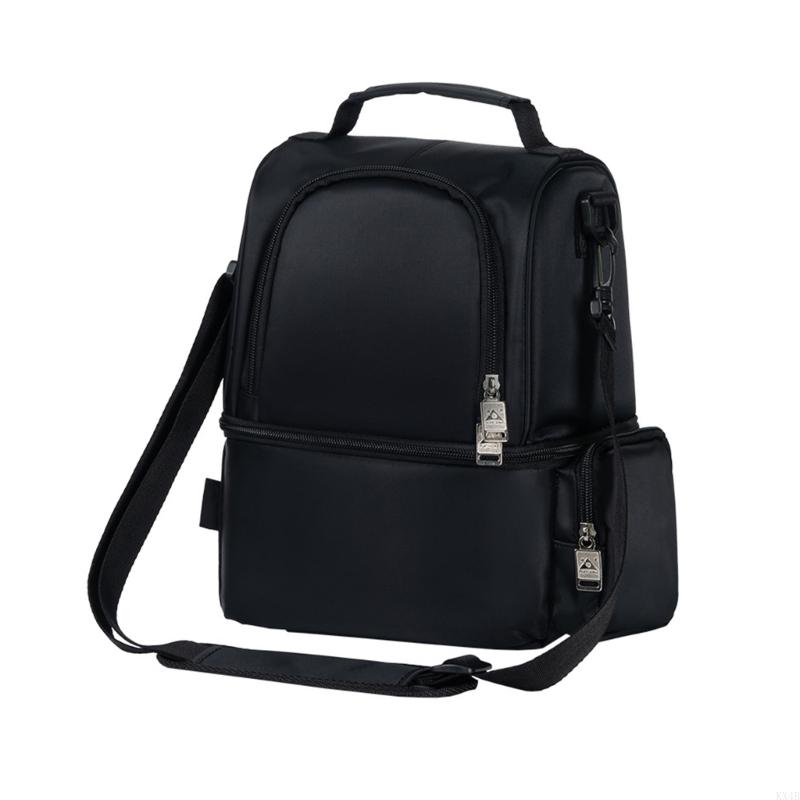 KX4B USB Charging Multi-function Insulated Lunch Box School Office Reusable Refrigerated Handbag Adjustable Shoulder Strap чёрный 3650₽