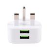 UK Plug Single USB Double USB Adapter Mains USB Adaptor Wall Charger Travel Wall Charger Travel Charging Cable