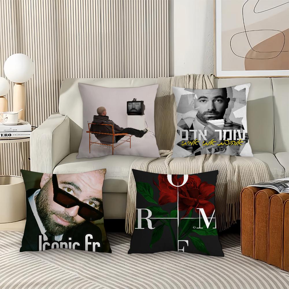 Israeli Singer Omer Adam Pillow Case Office Cushions Suitable For Sofa Car Bedroom Decorative Cushion Cover