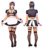 Clearstone SugarWhip Cosplay Halloween Fetish Maid Black Women's