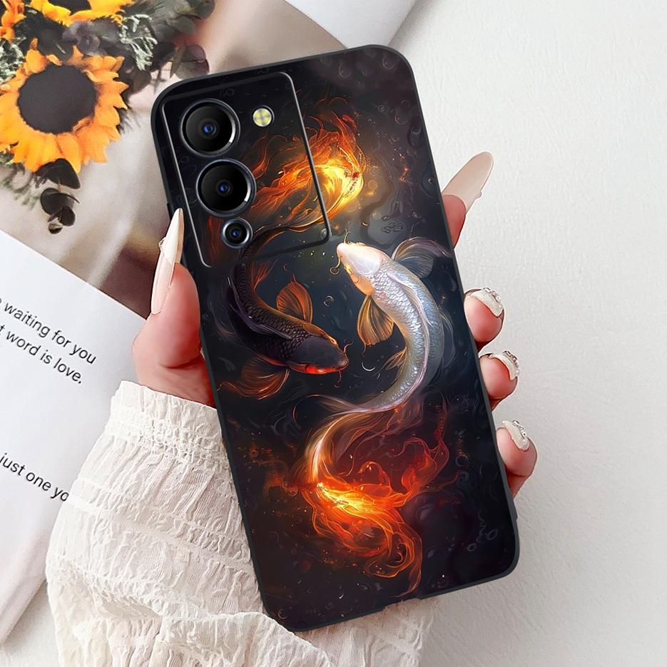 For Infinix Note 12 G96 Case X670 Stylish Painted Cover Soft TPU Phone Case For Infinix Note 12 Pro 5G X671B Note12 Turbo Fundas