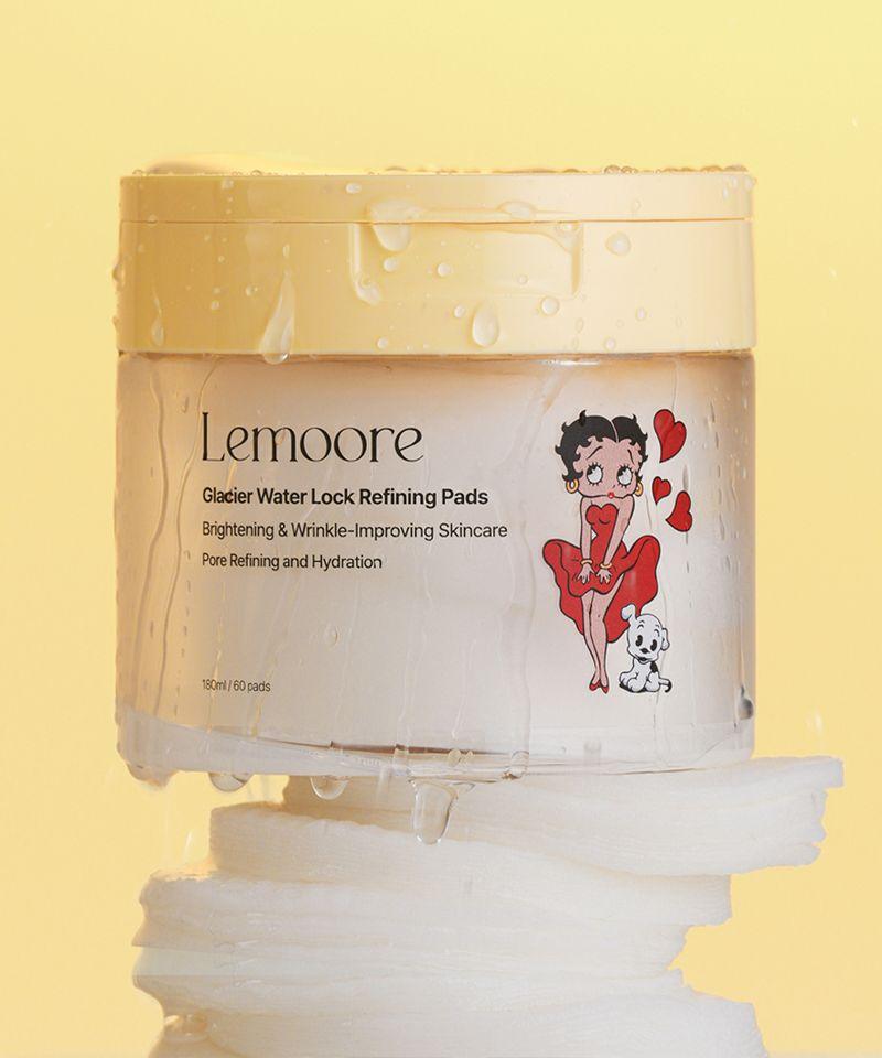 [Betty Boop x Lemoure] Glacier Water Waterlock Pads (60 Sheets)