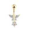 No Piercing Belly Button Clamp Easy To Wear Navel Rings Comfortable Women Body Adornment For Parties And Daily Wear