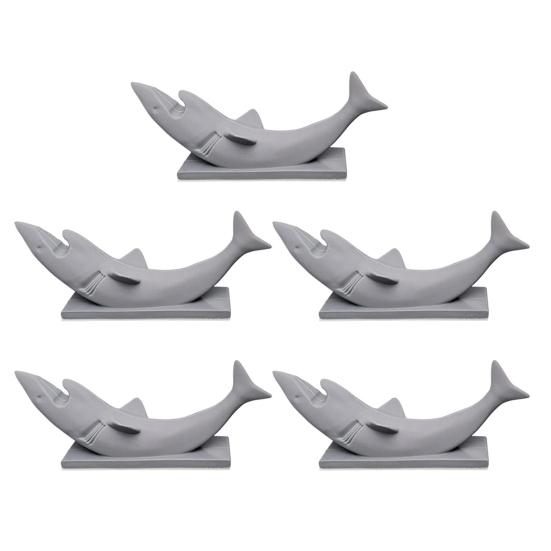 1/5/10Pcs Kitchen Appliance Cord Organizer Shark Shape Small Home Appliances Cord Winder Keeper Pressure Cooker Mixer Coffee Maker Cable Holder