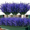5 Bundles 5 Heads Artificial Lavender Flowers 36cm 7 Colors Outdoors Garden Lavender Flowers Outdoor Plants
