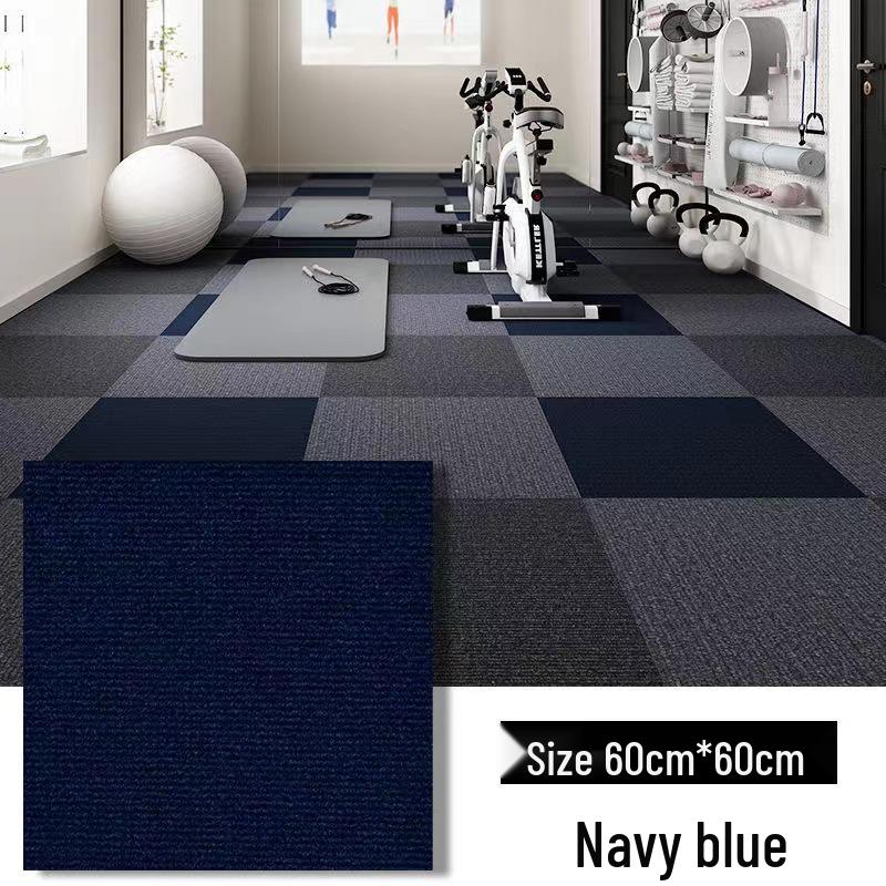 Large Square Patchwork Carpet: Anti-Slip, Self-Adhesive, Waterproof for Office & Bedroom Floors