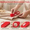 Built-In Ruler Needle Threader 4 in 1 Quick Threading Tool Automatic Threader  for Elderly