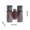 8x Magnification Kids Binoculars Foldable Design Adjustable Focus Outdoor Toy Plastic Texture for Bird Watching Hiking