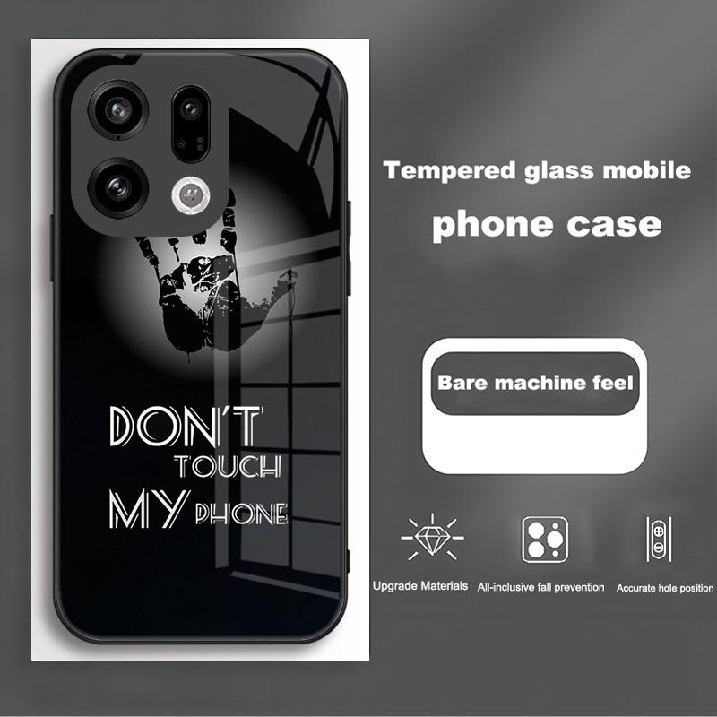 Tempered Glass Phone Case For OPPO Find X9 X9Pro 5G Fashion Shockproof Hard Back Cover For OPPO FindX9 X 9 Pro Protective Capa