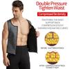 Unisex Double-Waist Zipper Slimming Vest for Exercise and Shaping