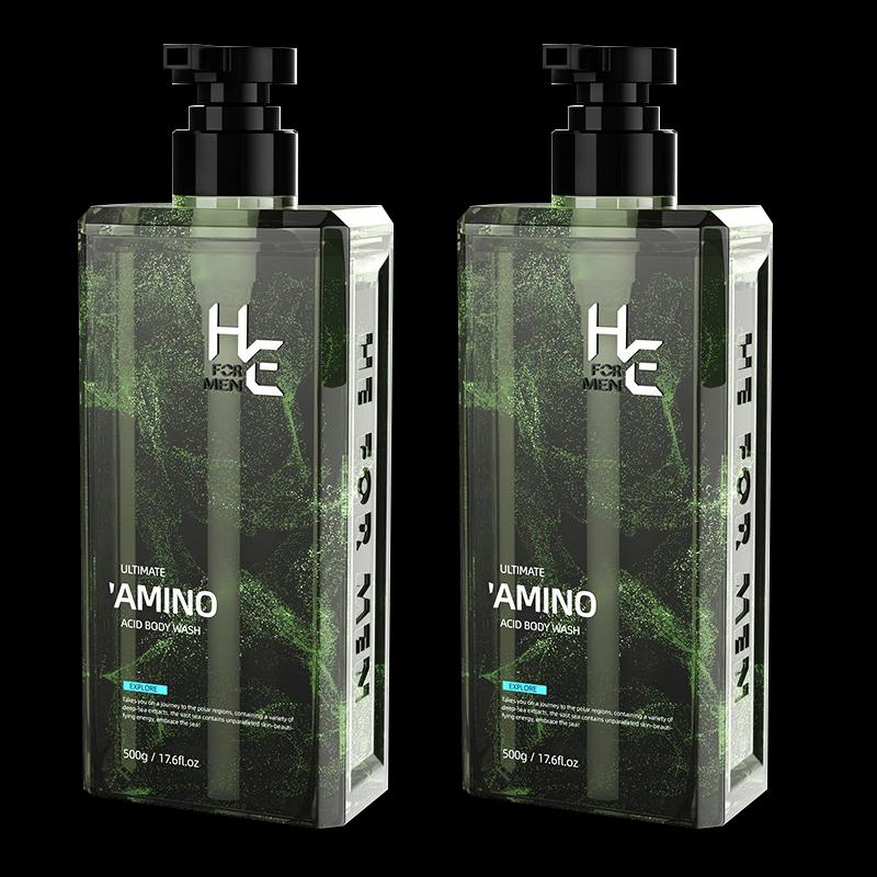 Herun Arctic Cool Energy Amino Acid Fragrance Shower Gel for Men