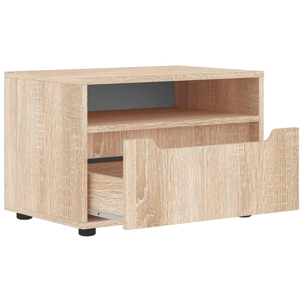 Szafka Rtv "Visnes" Dąb Sonoma 60X40X38 Cm Drewno Klejone