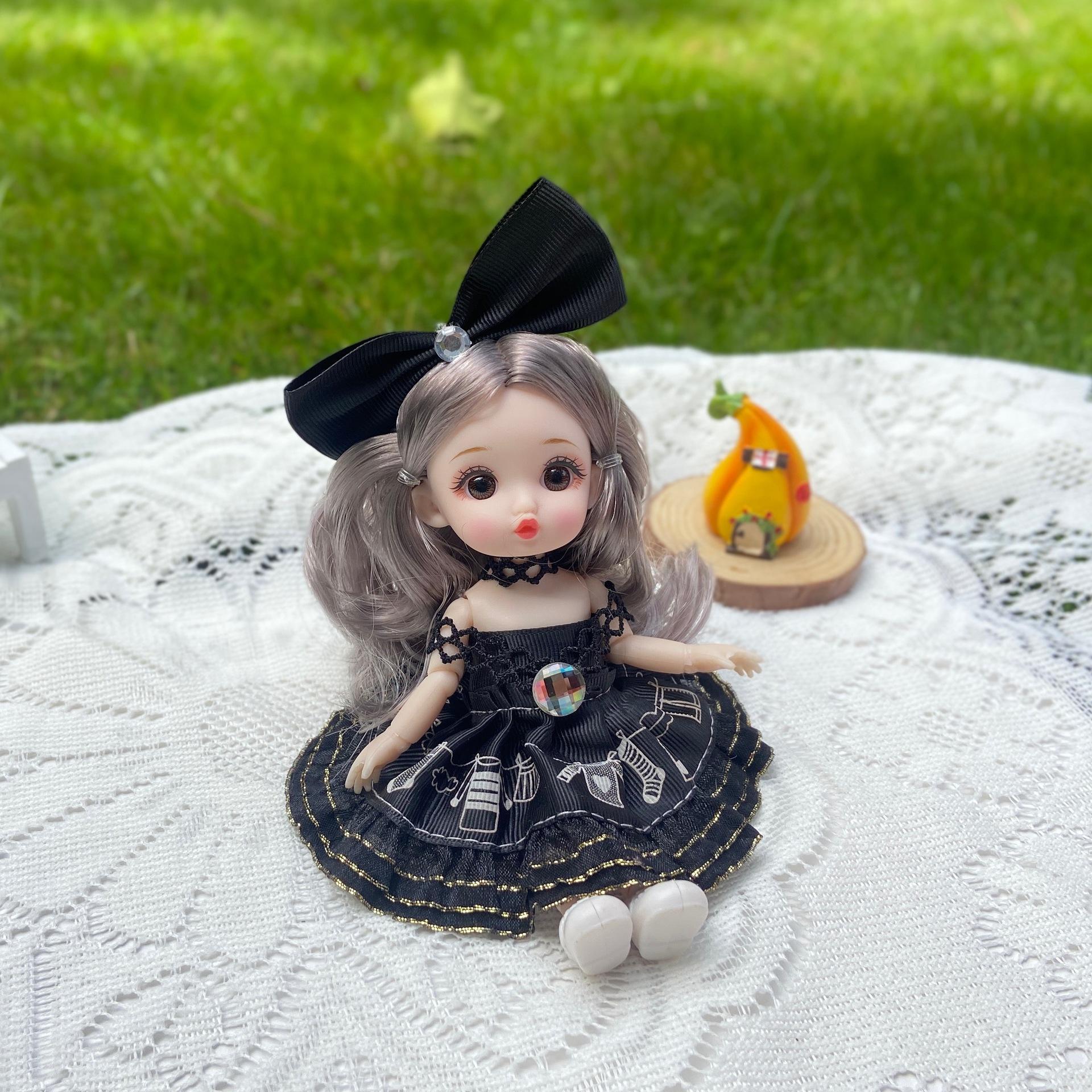 

17см Мила Модна Лялька з Одягом та Взуттям Рухома 13 Суглобів Миле Солодке Обличчя Подарунок на День Народження Дівчинки Дитячі Іграшки Ляльки-Принцеси