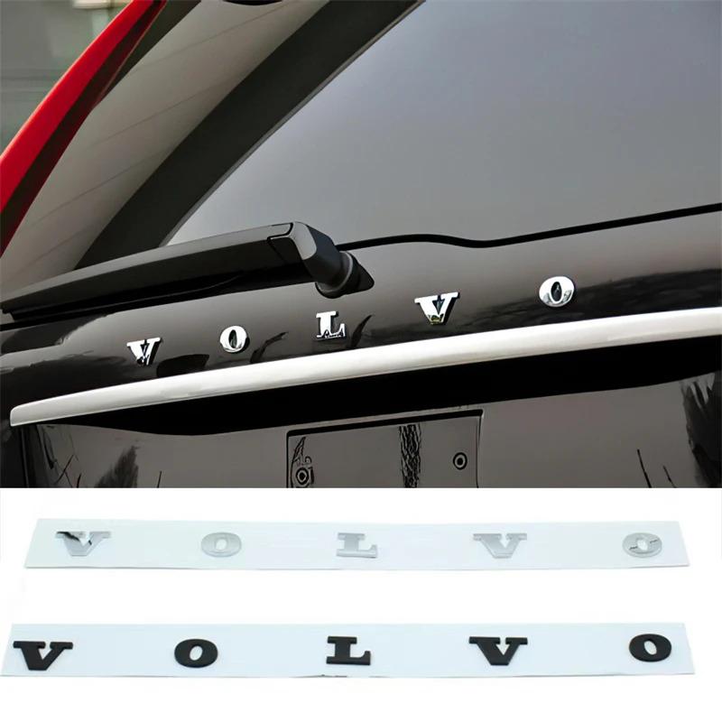 Volvo Car Letter Badge Auto Trunk Metal Stickers For Volvo Xc60 Xc90 V40 V60 S60 V50 V90 S80 C40 XC40 V70 XC70 C30 C70 Rdesign
