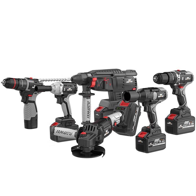 Nanwei Brushless Cordless Rotary Hammer Drill & Impact Wrench CN plug (adapter included)