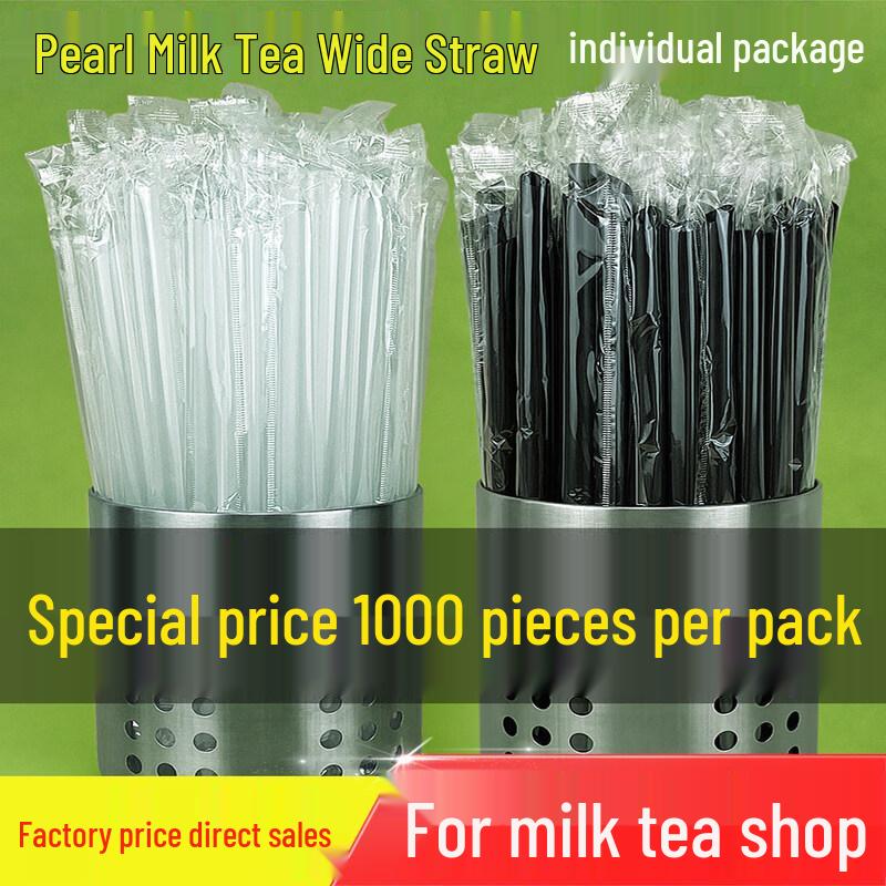 ZISIZ Disposable Boba Tea Straws