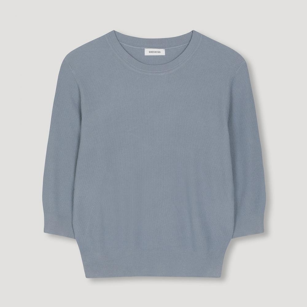 

She S miss Круглый вырез Вязаный топ SSkpon31020 Ll light blue/55