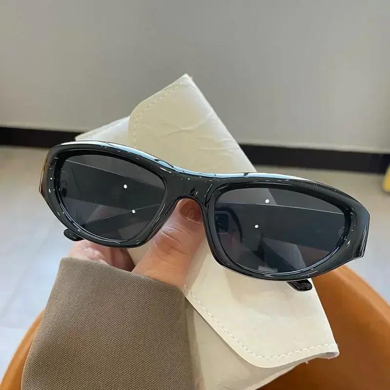 

Trendy Women Oval Sunglasses UV380 Protection Mirror Colorful Shades Unisex Fashion Eyewear Goggles