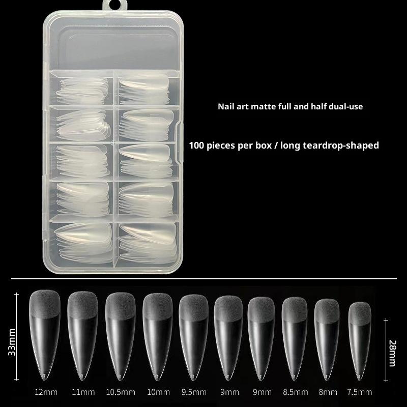 240pcs Sandwich Dual Nail Forms Coffin Nail Molds 15 Sizes Set for Salon Acrylic Gel Extension Manicure Tools