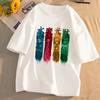 Plus Size Demon Slayer Anime Print Men and Women Tshirt Casual Parentchild Top Fashionable Summer Cotton Y2K Street Harajuku