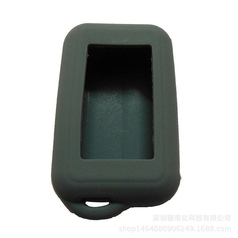 Silicone Case Key Cover For Russia E90 E63 E91 E61 E95 E66 E60 LCD Two Way Car Alarm Remote Case