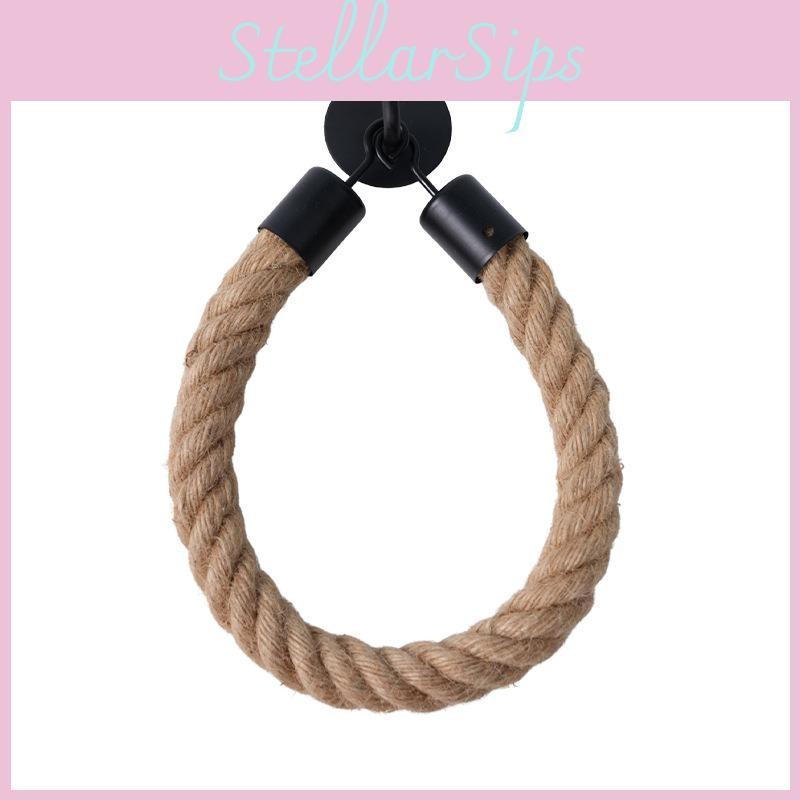 Towel Vintage Hanging Rope Toilet Paper Holder Home Bathroom Supplies Decoration