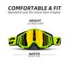 Hot 100 Motorcycle Goggles Cycling Glasses Outdoor Off-Road Ski Sport MX ATV Dirt Bike Racing Glasses Motocross Bicycle Goggles