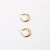 Non Tarnish Waterproof Basic Hollow Out Hoop Earrings Stainless Steel Earrings