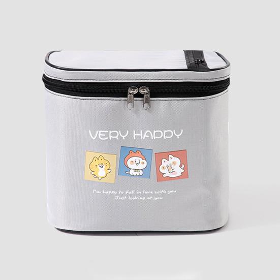 Bike Head Bag Waterproof Design Large Capacity Front Hanger Bag Easy Installation Cartoon Pattern Cycling Pouch