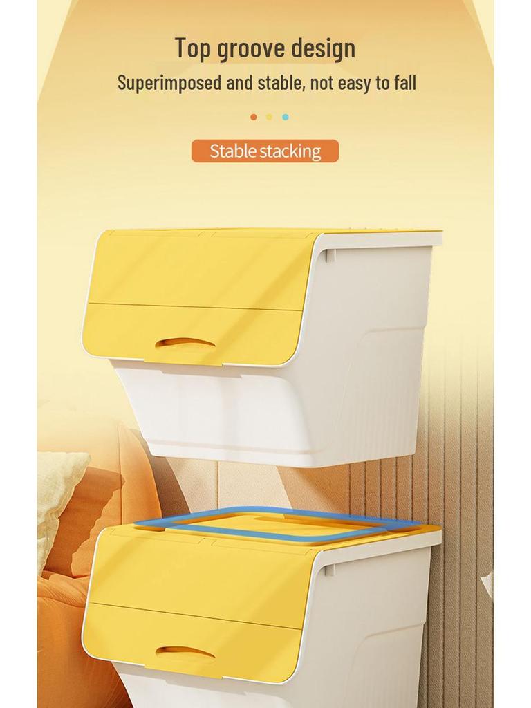 Flip-Top Storage Box for Clothes
