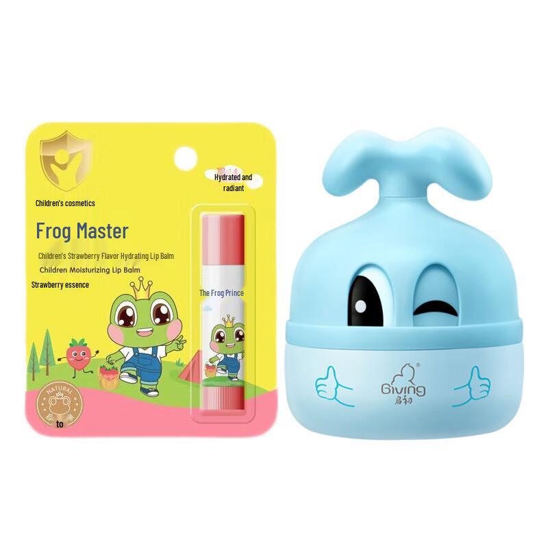 Frog Prince Strawberry Lip Balm & Curious Baby Edelweiss Cream Duo