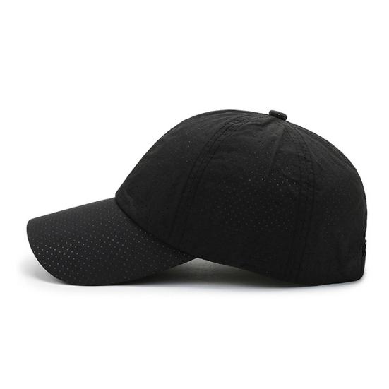 Baseball Hat Breathable Mesh Design Lightweight UV Proof Sun Hat Solid Color Adjustable Outdoor Sport Hat Headwear