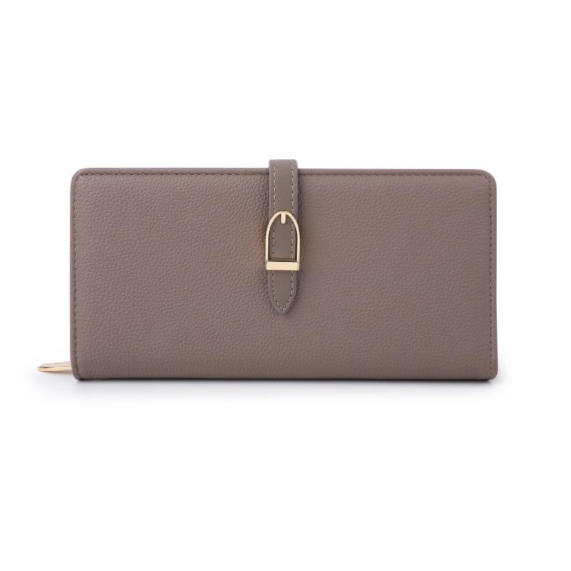 Imitation Cowhide Women's Long Wallet Portable Clutch Bag 20*10.5cm